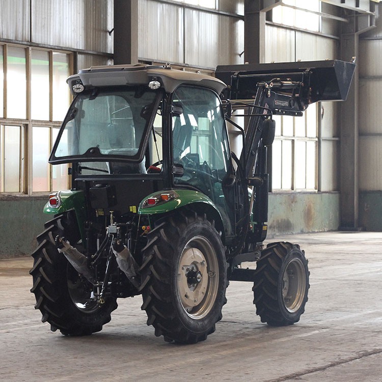 70HP Cab Tractor with Front Loader – Synchro Shuttle & Powerful Hydraulics for Versatile Farming best